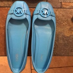 Michael Kors teal flats